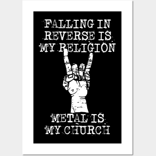 falling in reverse is my religion Posters and Art